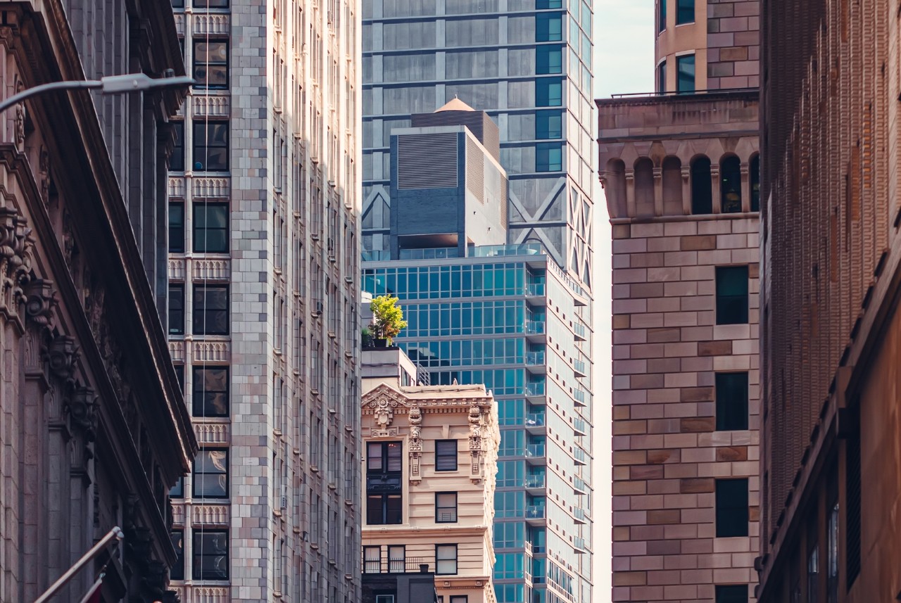 Lower Manhattan, financial district, Wall Street, New York